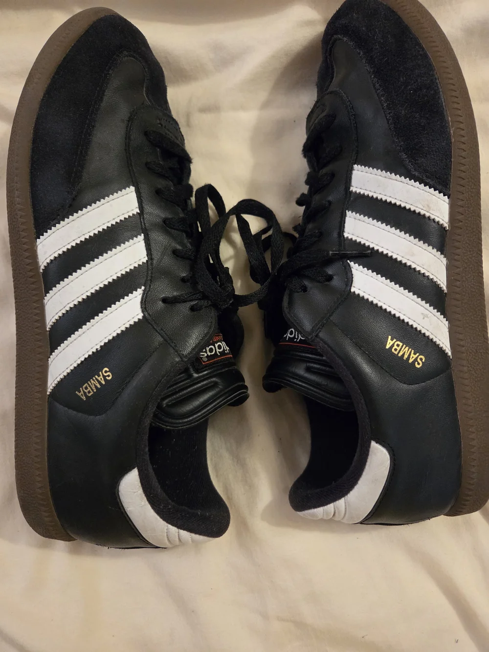 adidas Samba Men’s Black & White Leather Sneakers